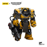 Warhammer The Horus Heresy Imperial Fists Legion Cataphractii Terminator Squad Legion Cataphractii with Heavy Flamer 12cm 1/18 Scale Action Figure