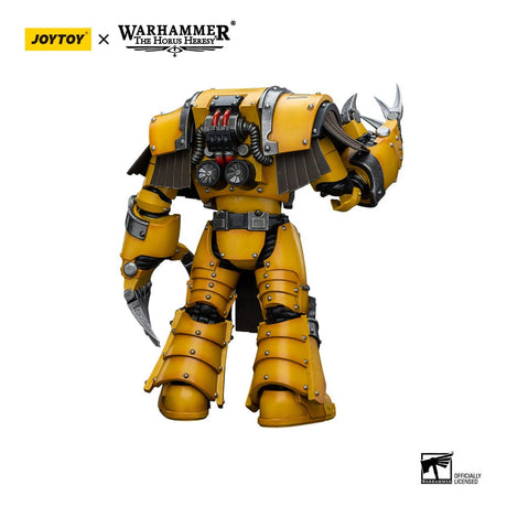 Warhammer The Horus Heresy Imperial Fists Legion Cataphractii Terminator Squad Legion Cataphractii with Lightning Claws 12cm 1/18 Scale Action Figure