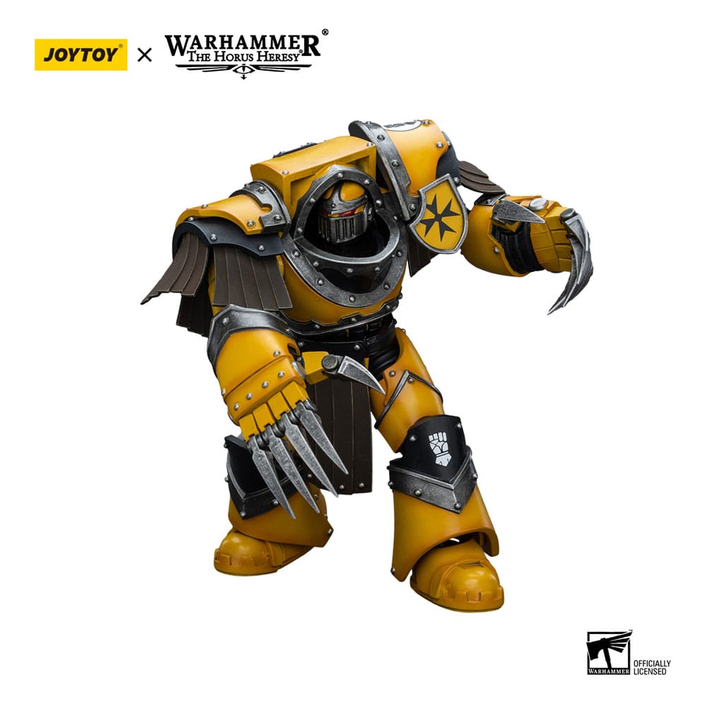 Warhammer The Horus Heresy Imperial Fists Legion Cataphractii Terminator Squad Legion Cataphractii with Lightning Claws 12cm 1/18 Scale Action Figure