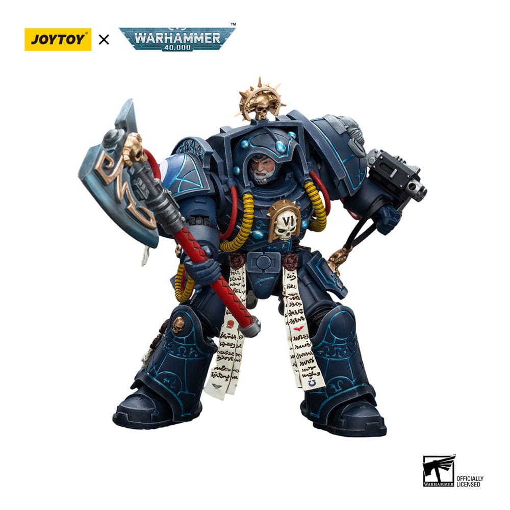 Warhammer 40k Ultramarines Librarian in Terminator Armour 12 cm 1/18 Action Figure