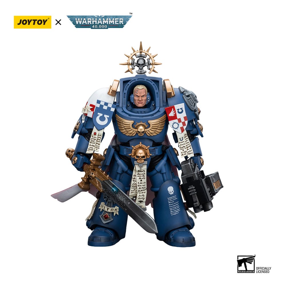 Warhammer 40k Ultramarines Terminator Captain Severus Agemman 12 cm 1/18 Action Figure