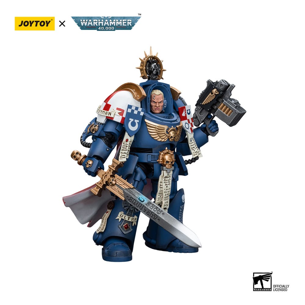 Warhammer 40k Ultramarines Terminator Captain Severus Agemman 12 cm 1/18 Action Figure