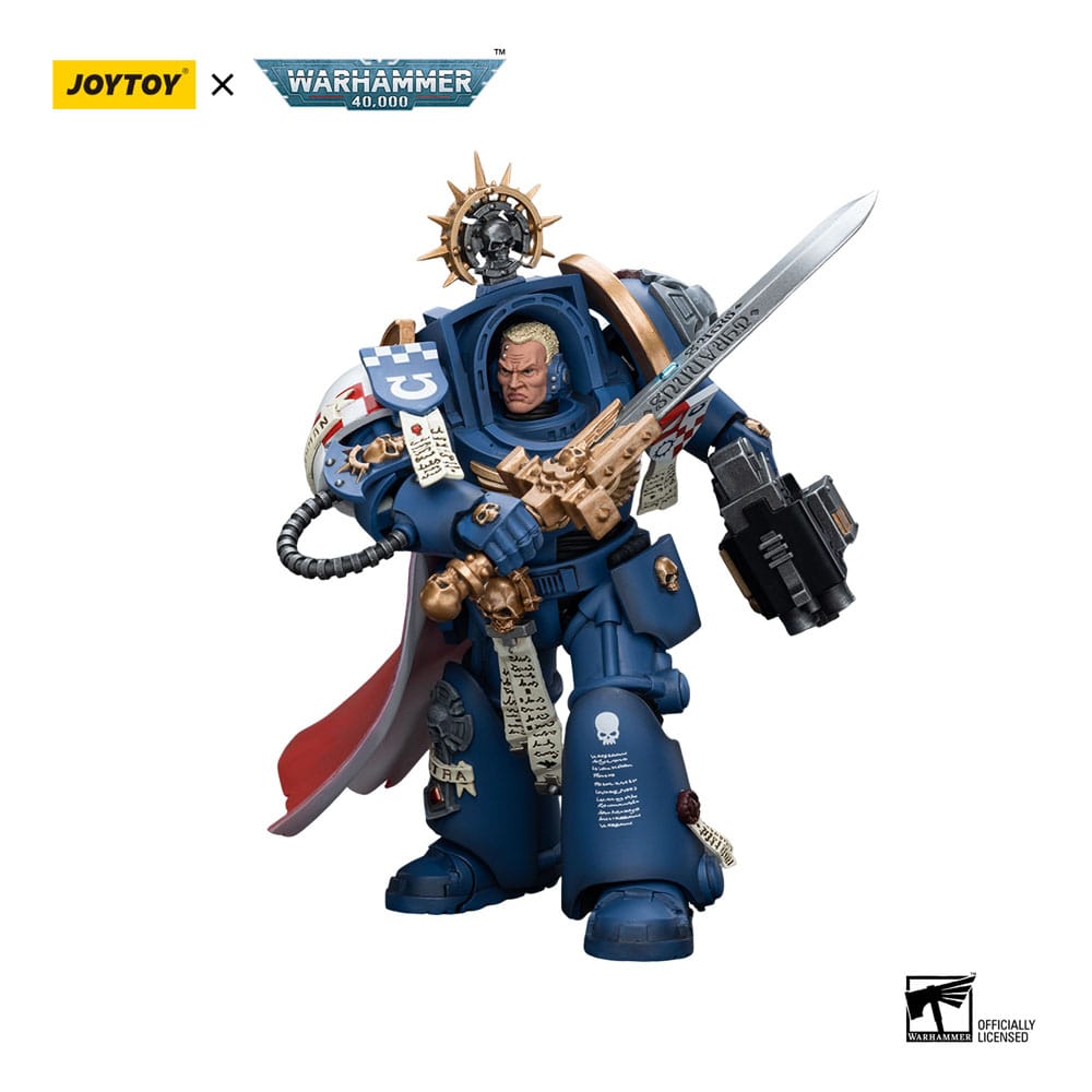 Warhammer 40k Ultramarines Terminator Captain Severus Agemman 12 cm 1/18 Action Figure