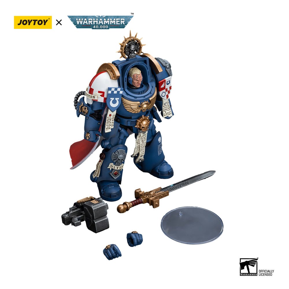 Warhammer 40k Ultramarines Terminator Captain Severus Agemman 12 cm 1/18 Action Figure