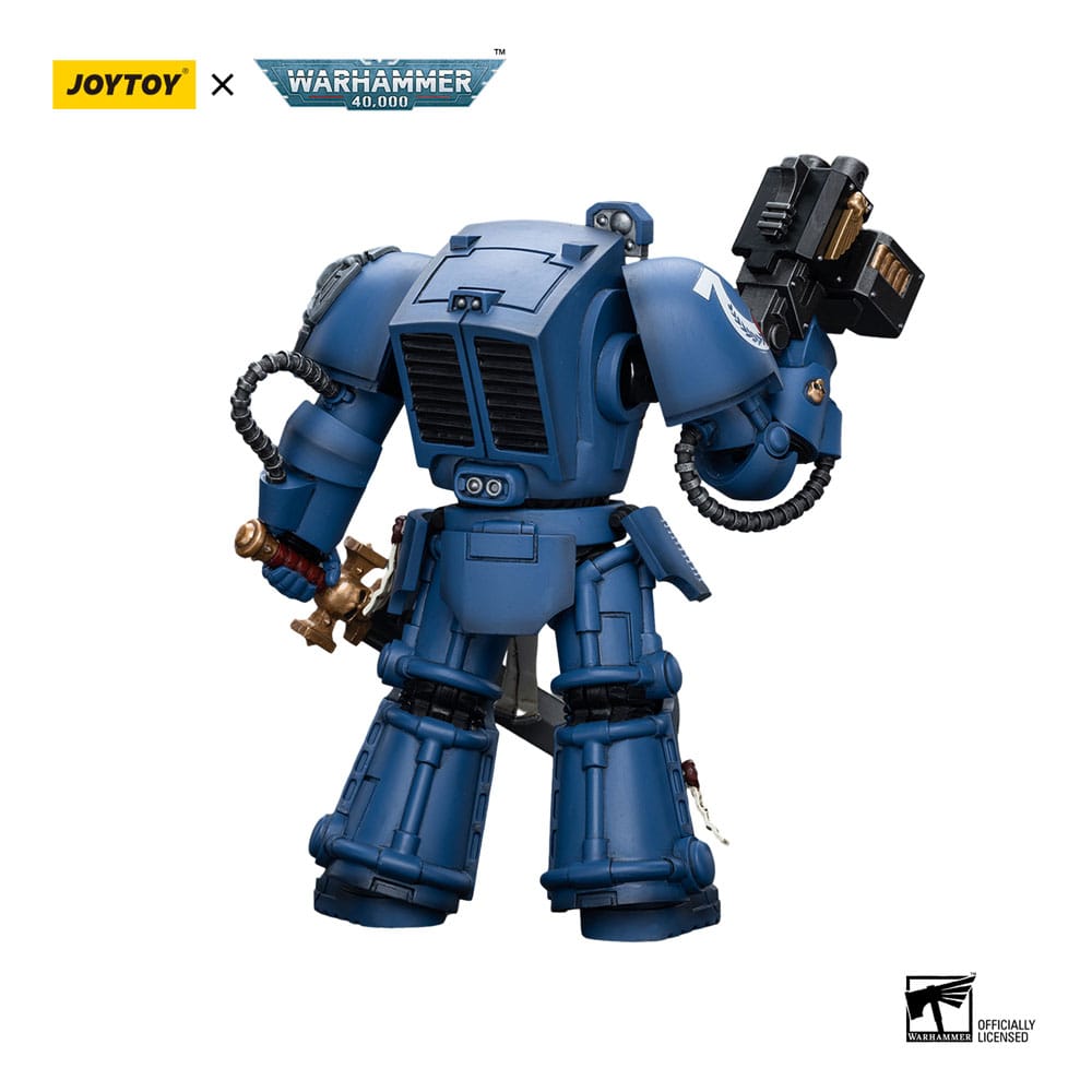 Warhammer 40k Ultramarines Terminator Squad Sergeant with Power Sword and Teleport Homer 12 cm 1/18 Action Figure