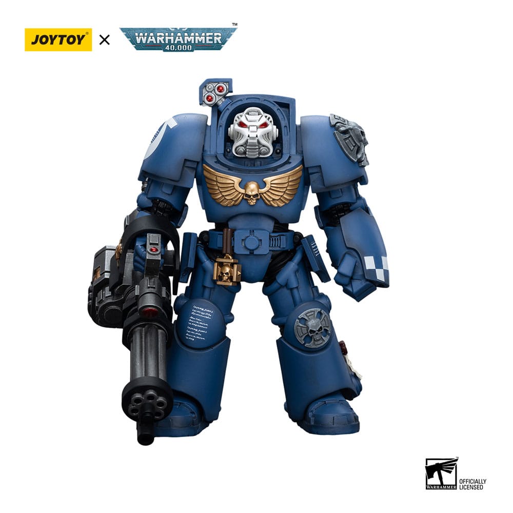 Warhammer 40k Ultramarines Terminator Squad Terminator with Assault Cannon 12 cm 1/18 Action Figure