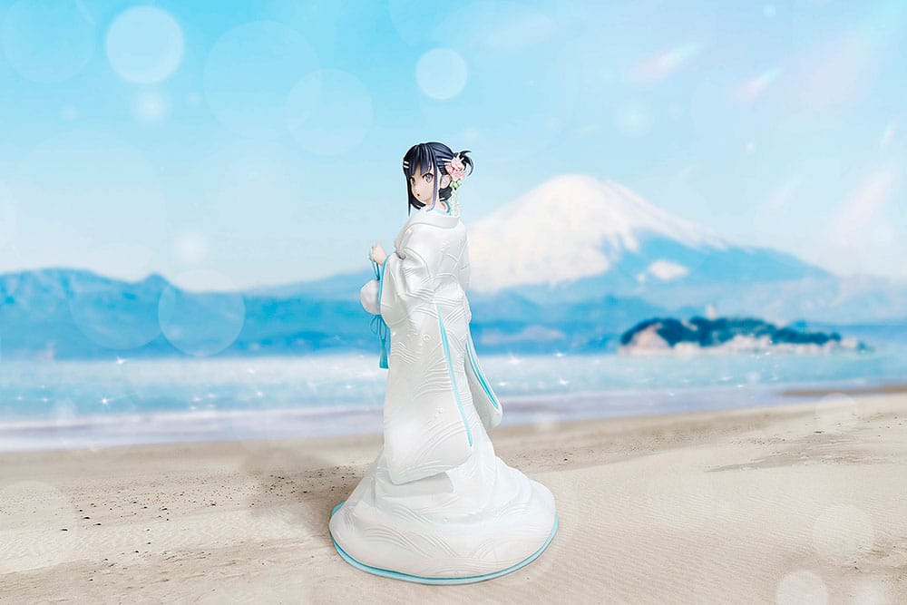 Rascal Does Not Dream of a Bunny Girl Senpai Mai Sakurajima White Kimono Ver. 23 cm 1/7 Statue