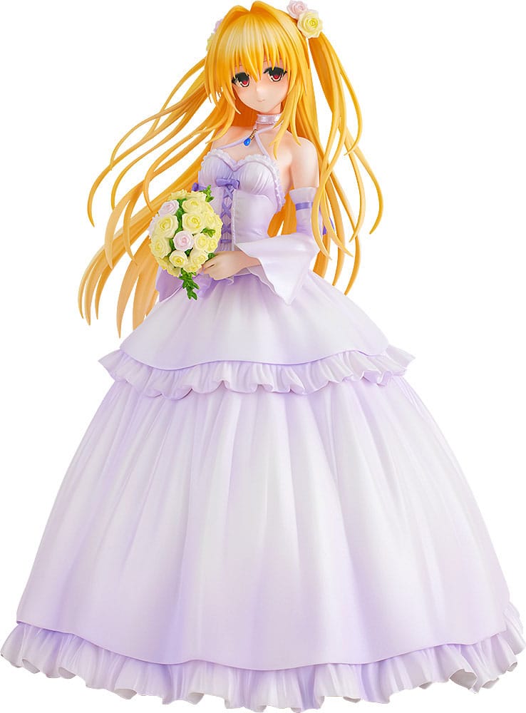 To Love-Ru Darkness Golden Darkness Wedding Dress Ver. 23 cm 1/7 PVC Statue