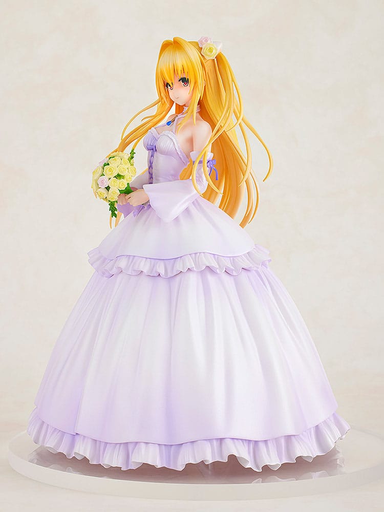 To Love-Ru Darkness Golden Darkness Wedding Dress Ver. 23 cm 1/7 PVC Statue