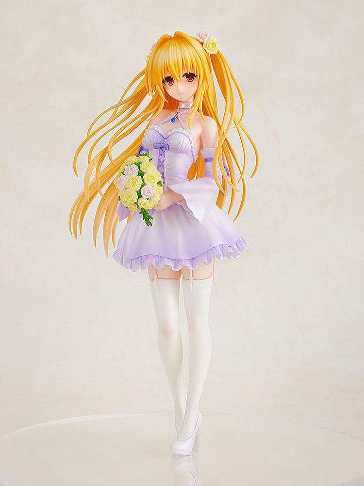 To Love-Ru Darkness Golden Darkness Wedding Dress Ver. 23 cm 1/7 PVC Statue