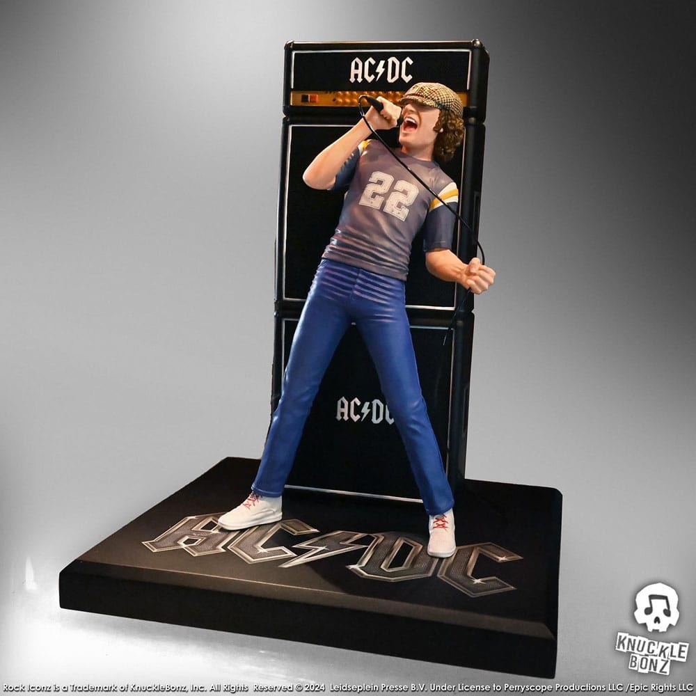 AC/DC Rock Iconz Brian Johnson 23 cm Statue