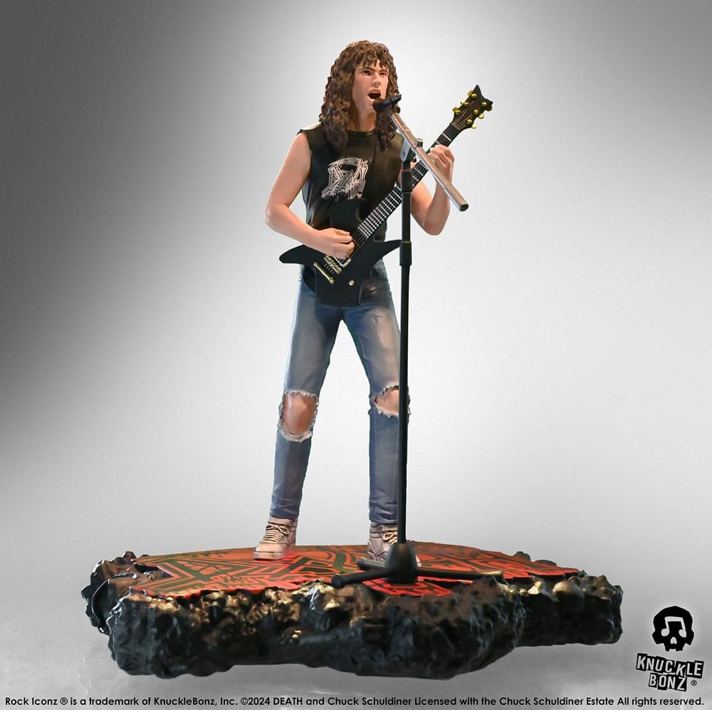 Death Rock Iconz Chuck Schuldiner II 22 cm Statue