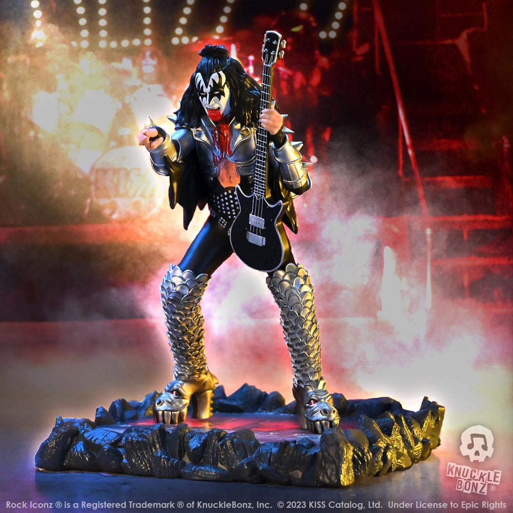 Kiss Rock Iconz The Demon (Destroyer) 22 cm Statue