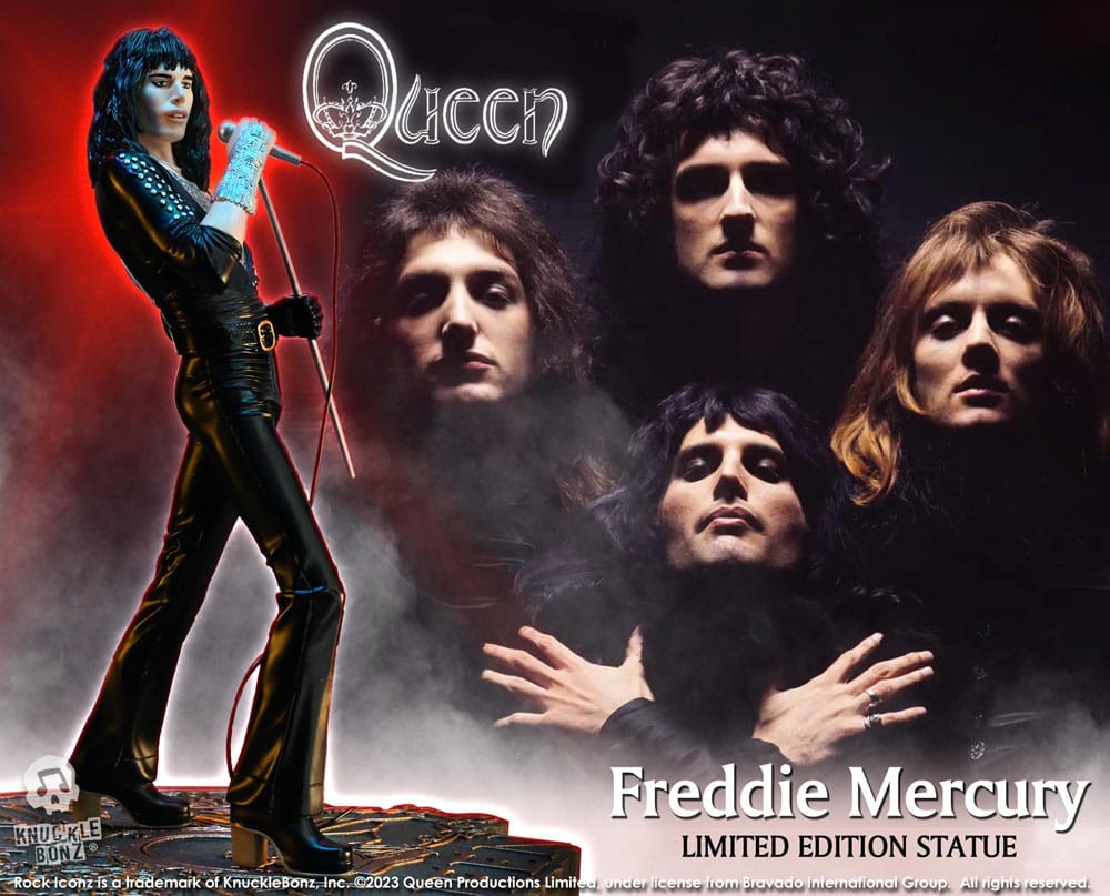 Queen Rock Iconz Freddie Mercury II (Sheer Heart Attack Era) 23 cm Statue