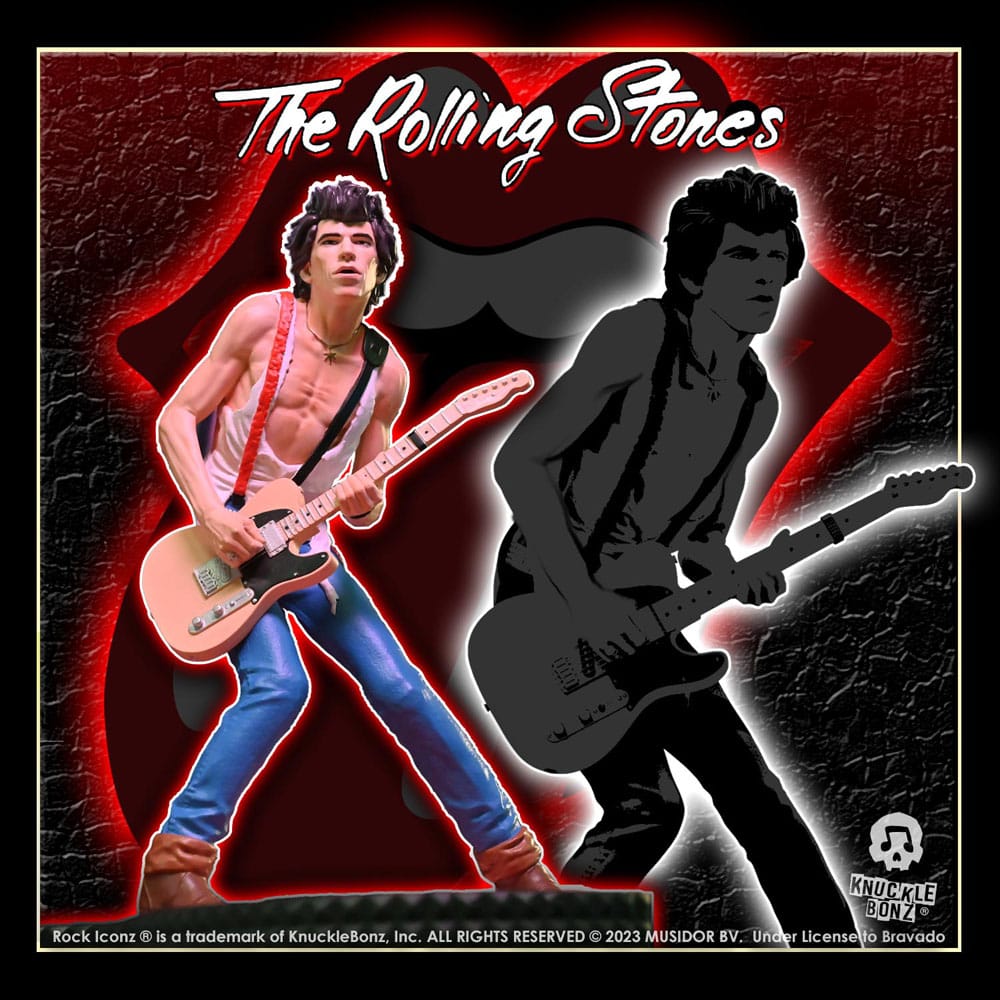 The Rolling Stones Rock Iconz Keith Richards (Tattoo You Tour 1981) 22 cm Statue