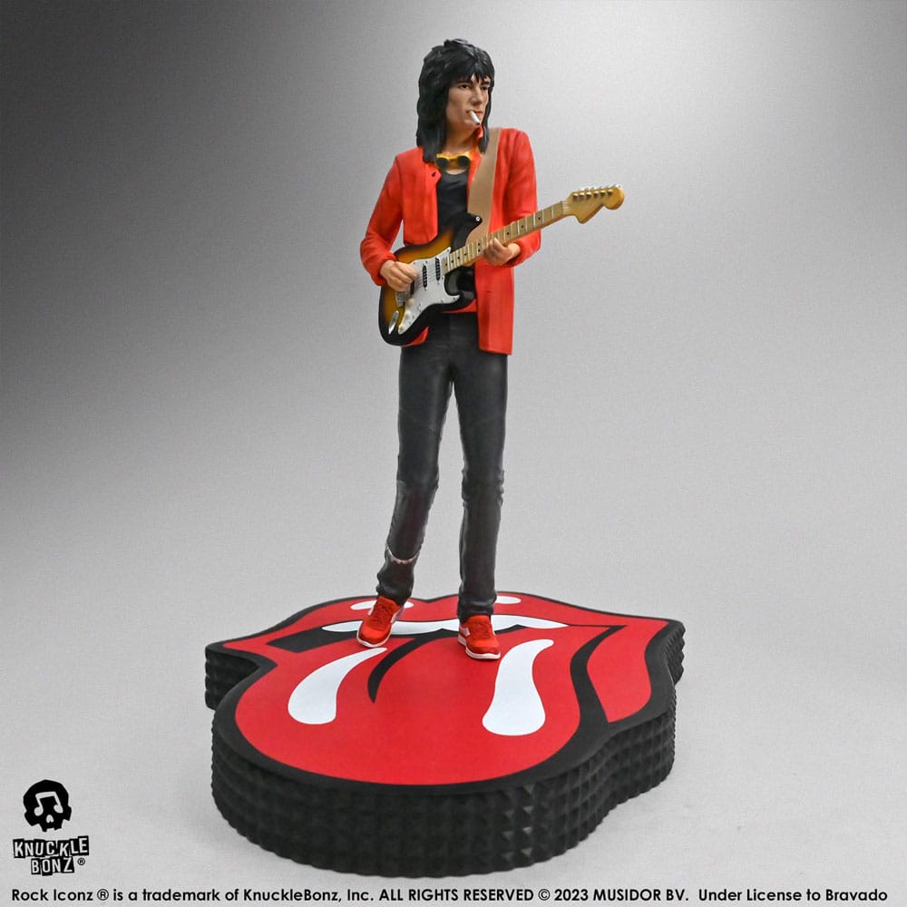 The Rolling Stones Rock Iconz Ronnie Wood (Tattoo You Tour 1981) 22 cm Statue