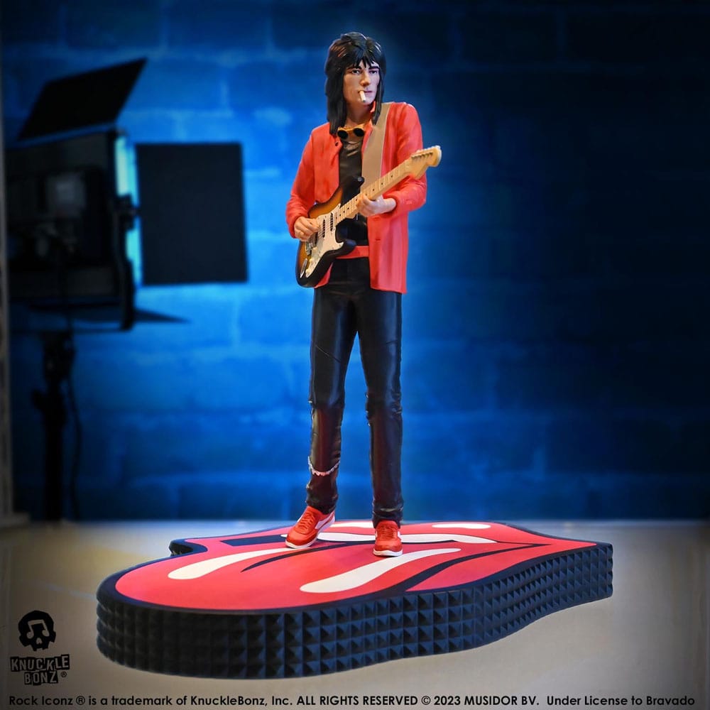 The Rolling Stones Rock Iconz Ronnie Wood (Tattoo You Tour 1981) 22 cm Statue