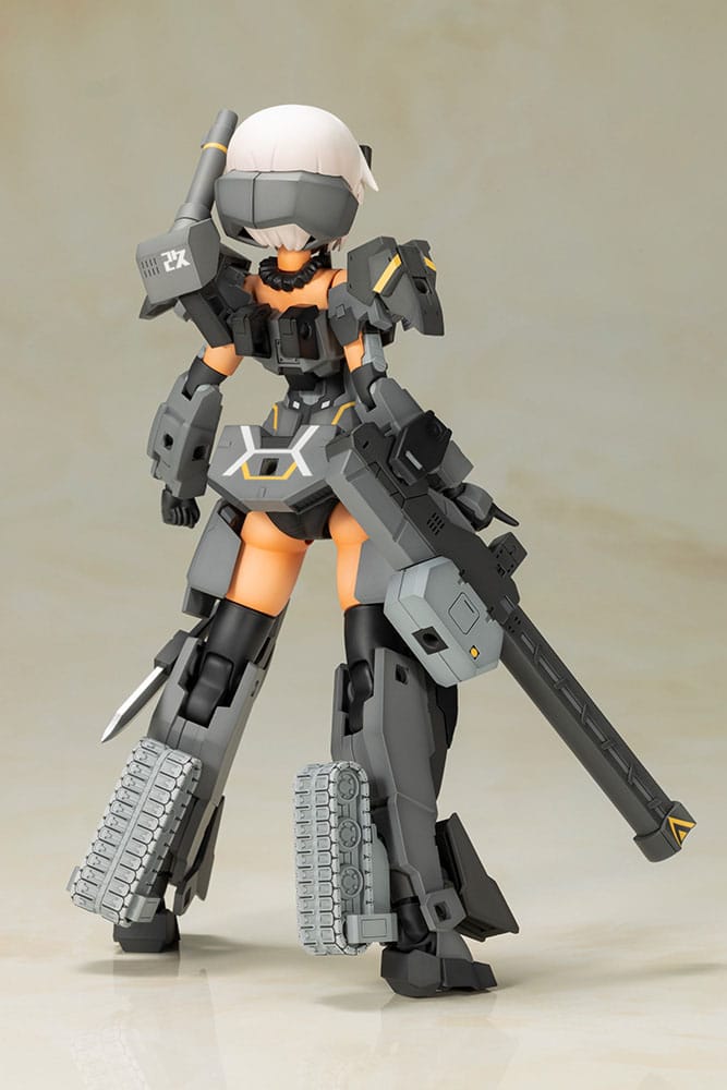 Frame Arms Girl Gourai-Kai (Black) with FGM148 Type Anti-Tank Missile 16 cm Plastic Model Kit