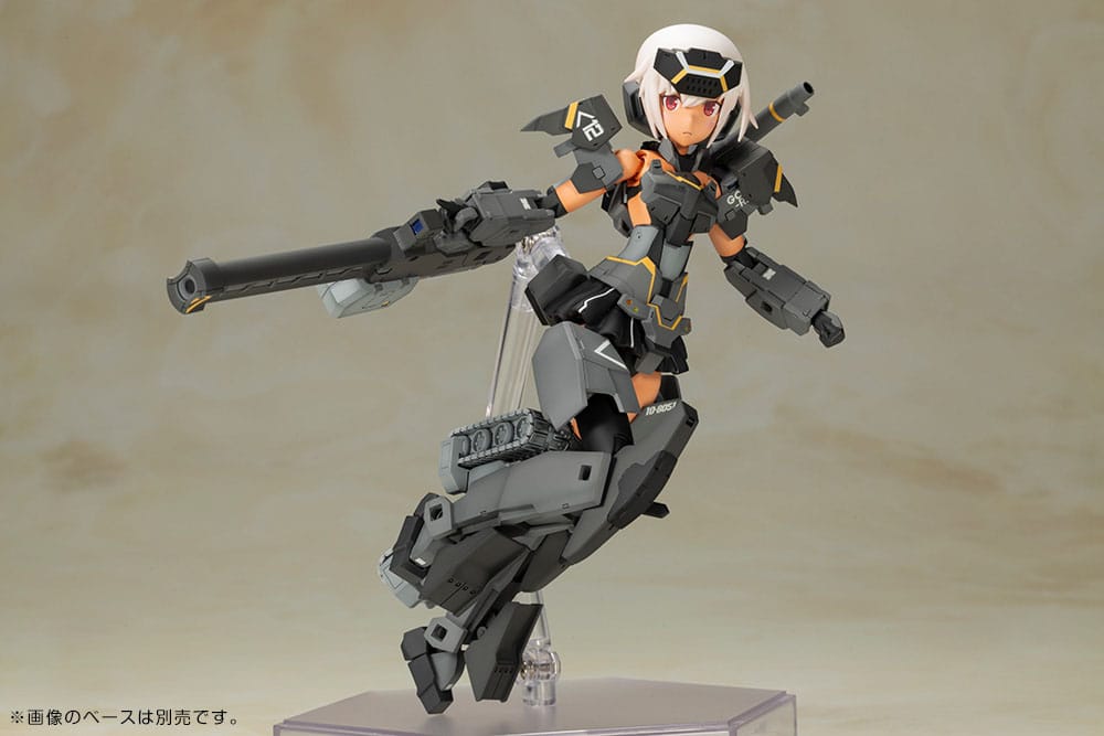 Frame Arms Girl Gourai-Kai (Black) with FGM148 Type Anti-Tank Missile 16 cm Plastic Model Kit