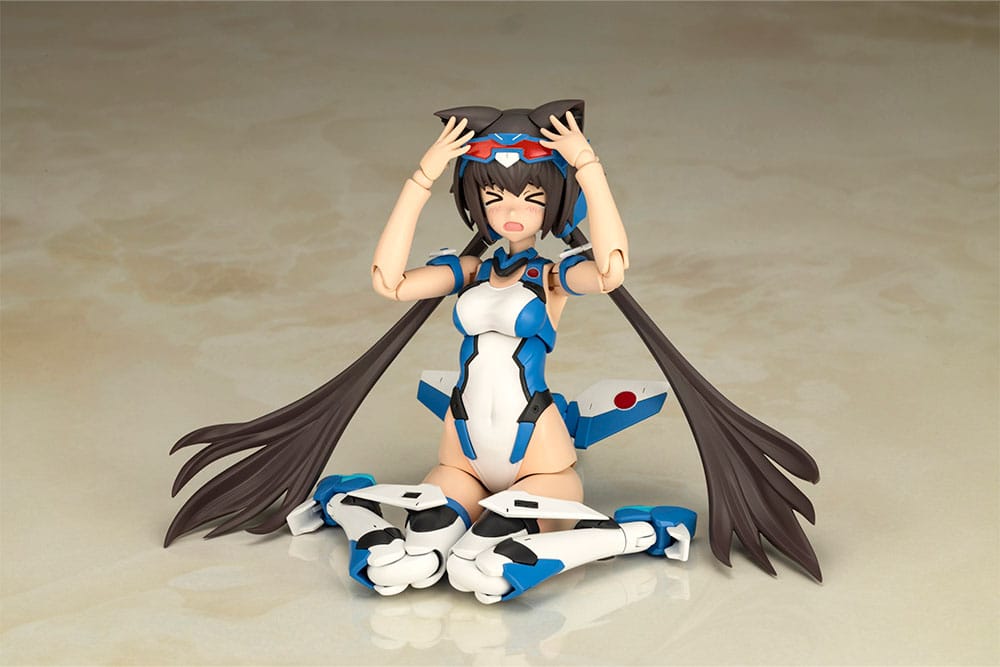 Frame Arms Girl Plastic Model Kit Stylet Swimsuit Blue Impulse Color Ver. 16 cm