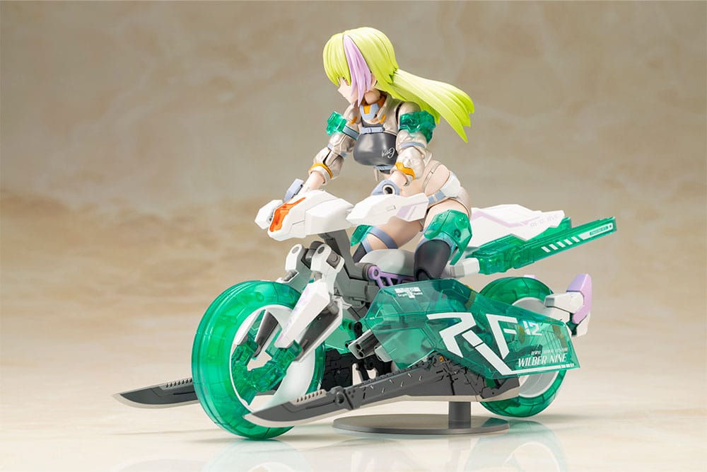 Frame Arms Girl Plastic Model Kit Wilber Nine Beryl Armor Custom 16 cm
