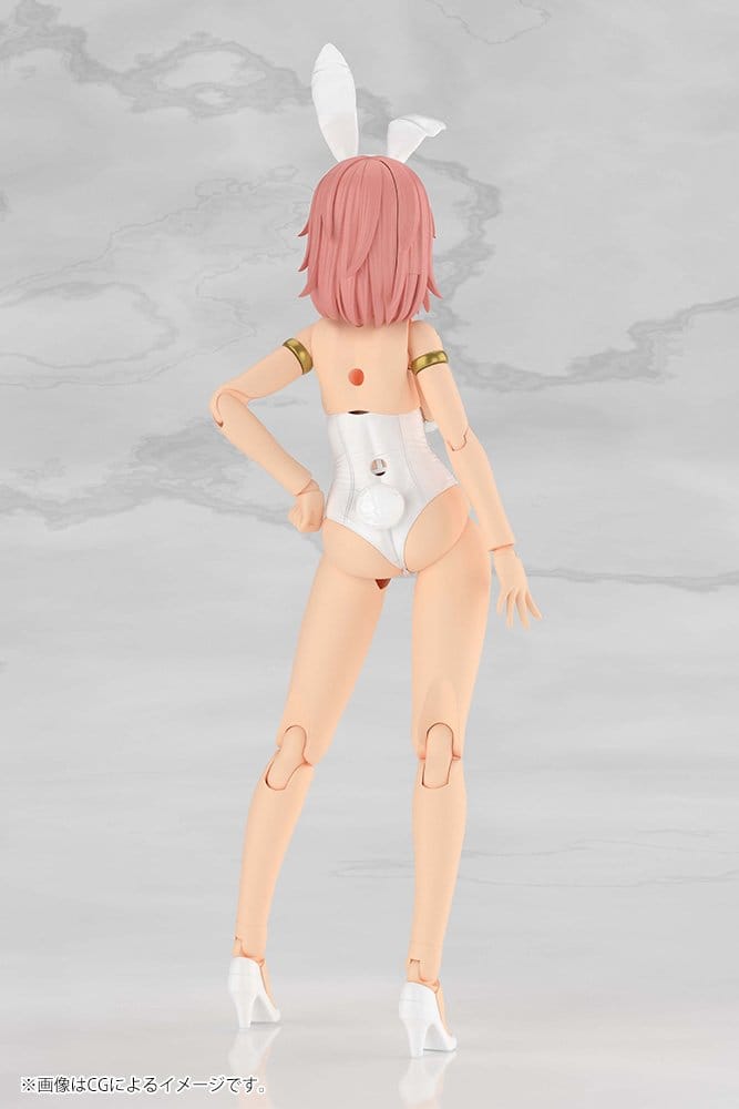 Frame Arms Girl Plastic Model Kit Durga I Bunny Style White 18 cm