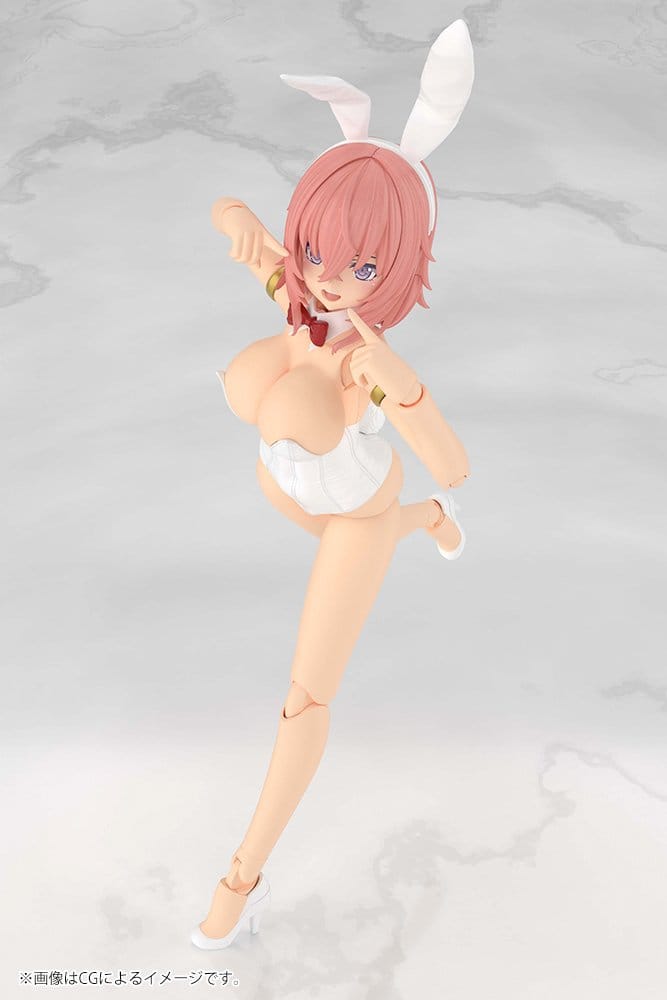 Frame Arms Girl Plastic Model Kit Durga I Bunny Style White 18 cm