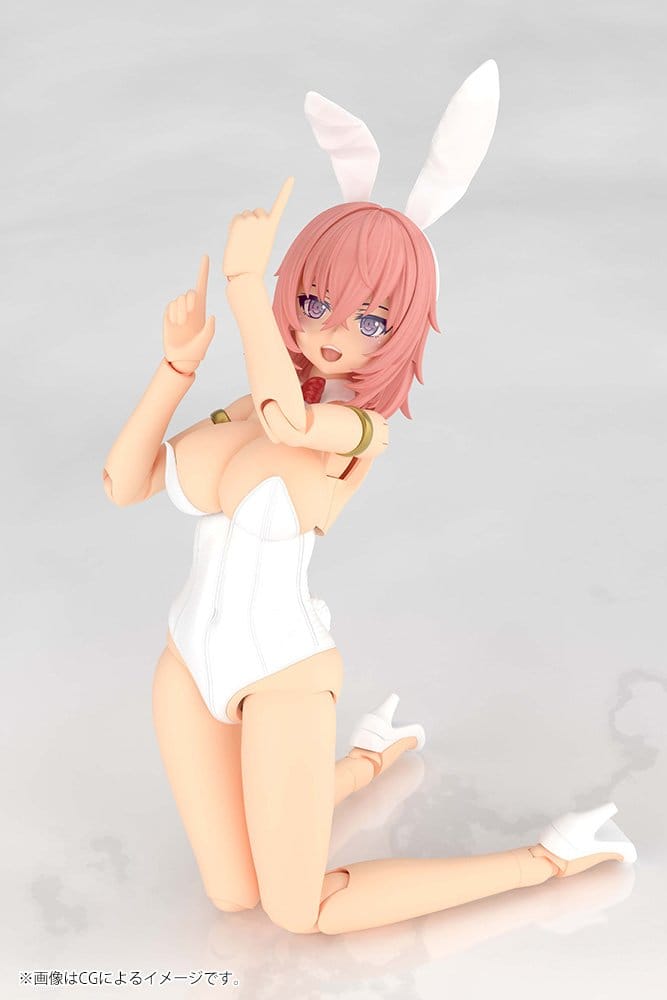 Frame Arms Girl Plastic Model Kit Durga I Bunny Style White 18 cm