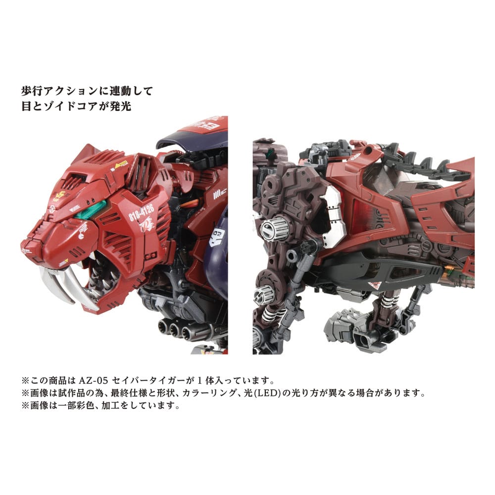 Zoids AZ-05 Saber Tiger 1/72 Scale Plastic Model Kit – Comic Warehouse
