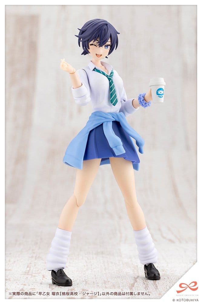 Sousai Shojo Teien Plastic Model Kit 1/10 Rui Saotome Touhou High School Tracksuit 16 cm