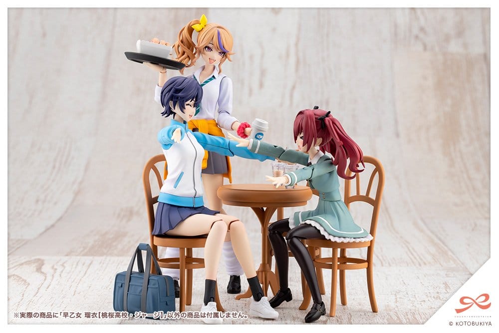 Sousai Shojo Teien Plastic Model Kit 1/10 Rui Saotome Touhou High School Tracksuit 16 cm