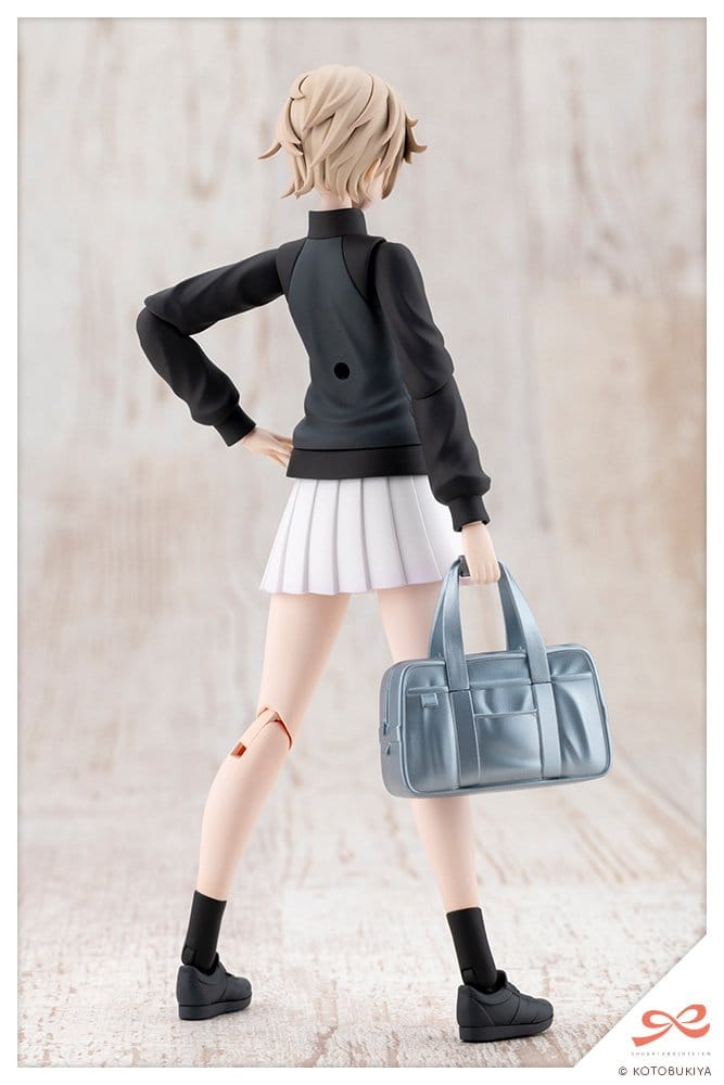Sousai Shojo Teien Plastic Model Kit 1/10 Rui Saotome Touhou High School Tracksuit Dreaming Style Midnight Onyx 16 cm