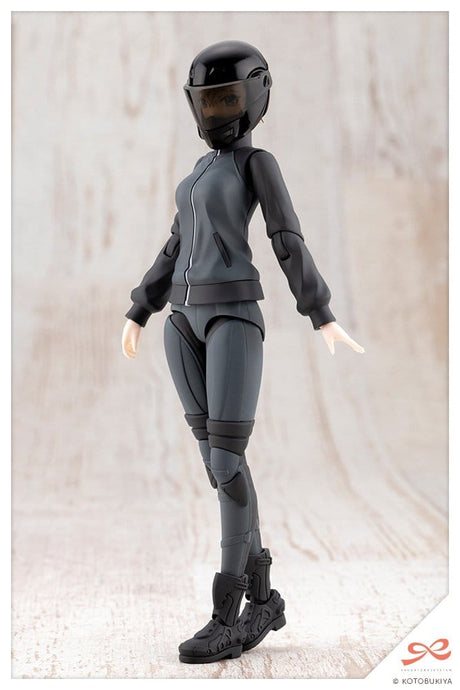 Sousai Shojo Teien Plastic Model Kit 1/10 Rui Saotome Touhou High School Tracksuit Dreaming Style Midnight Onyx 16 cm