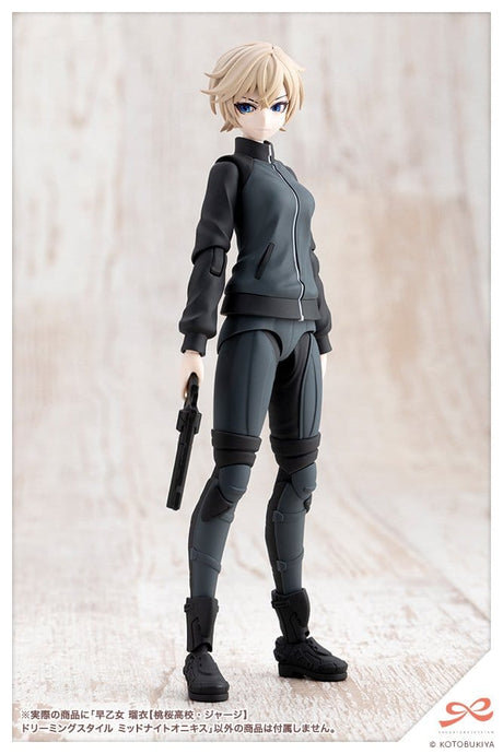Sousai Shojo Teien Plastic Model Kit 1/10 Rui Saotome Touhou High School Tracksuit Dreaming Style Midnight Onyx 16 cm