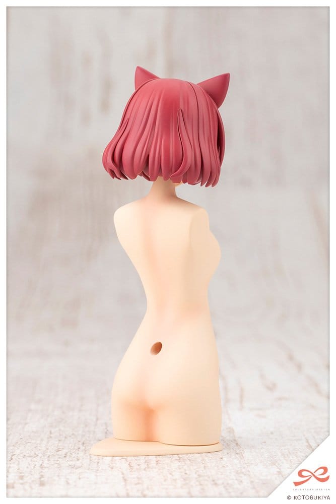 Sousai Shojo Teien Model Kit Accessory Set Arranged Wigs Animal Ears Bob Cat 9 cm