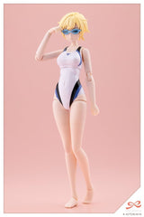 Sousaishojoteien Plastic Model 1/10 Rui Saotome Touou High School Competitive Swimsuit Dreaming Style White Dolphin 16 cm