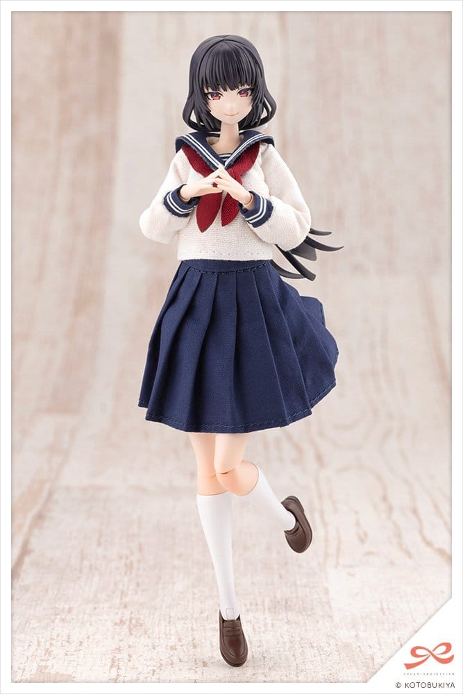 Sousaishojoteien Plastic Model 1/10 Kiru Pla Kuon Yakushiji Touou High School Uniform 16 cm
