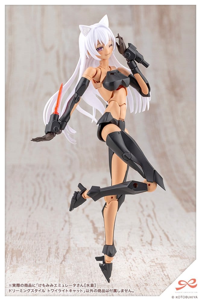 Sousaishojoteien Plastic Model 1/10 Animal Ears Emulator Swim Style Dreaming Style Twilight Cat 17 cm