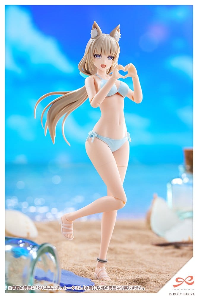 Sousaishojoteien Plastic Model 1/10 Animal Ears Emulator Swim Style 17 cm