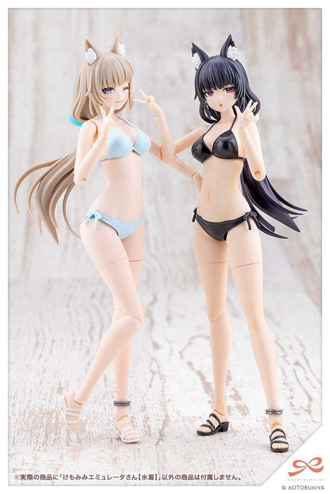 Sousaishojoteien Plastic Model 1/10 Animal Ears Emulator Swim Style 17 cm