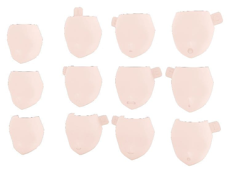 Megami Device M.S.G 08 Accessory Set 1/1 Face Set Buster Doll Skin Color C