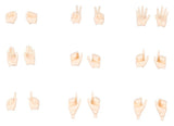 Megami Device M.S.G 09 Accessory Set 1/1 Hand Set Skin Color A