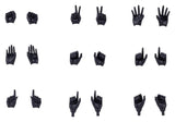 Megami Device M.S.G. Plastic Model Kit 1/1 09 Hand Set Skin Color Black