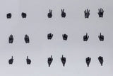 Megami Device M.S.G. Plastic Model Kit 1/1 09 Hand Set Skin Color Black