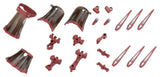 Kotobukiya M.S.G. Model Kit Accessory Set Mission Cloak Deep Red Ver. 4 cm