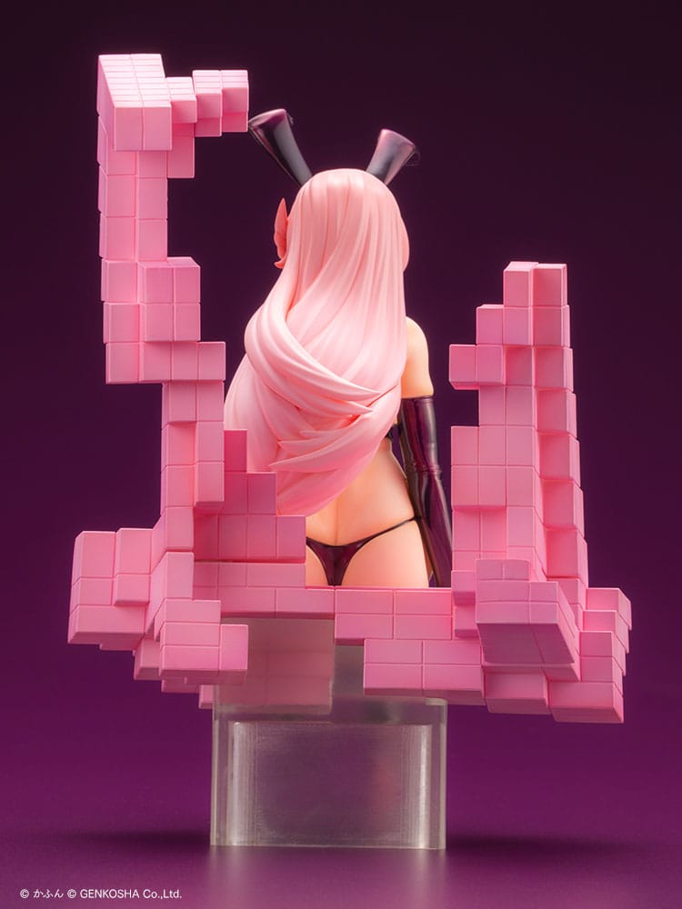 Original Character Trick Bunnies PVC Statue 1/7 Sitting Bunny Illustration by Kafun 24 cm