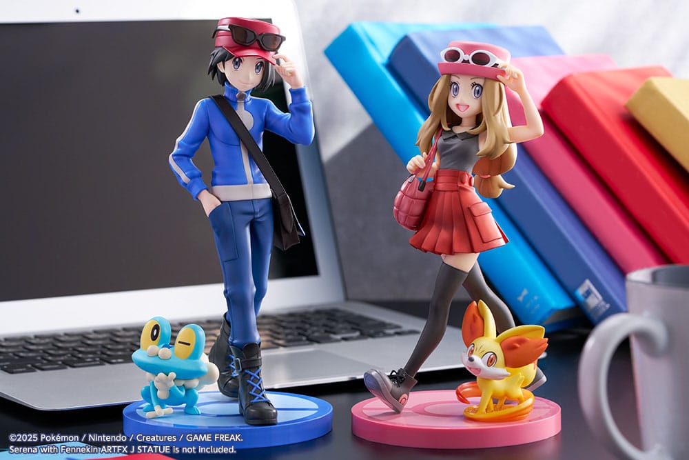 Pokémon ARTFXJ Statue 1/8 Calem & Froakie 20 cm