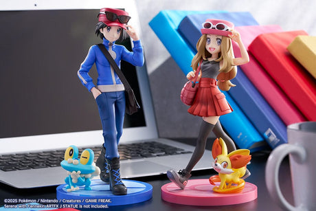 Pokémon ARTFXJ Statue 1/8 Calem & Froakie 20 cm