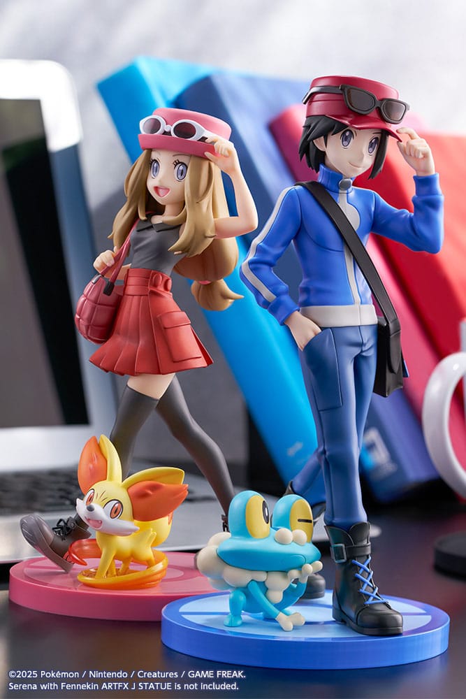 Pokémon ARTFXJ Statue 1/8 Calem & Froakie 20 cm