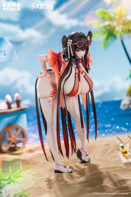 Daiblos Core PVC Figure 1/6 Maree Rouge Rakubai no Utage Wet Ver. 25 cm